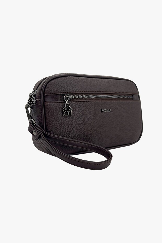 45-3030 Brown Men's Handbag