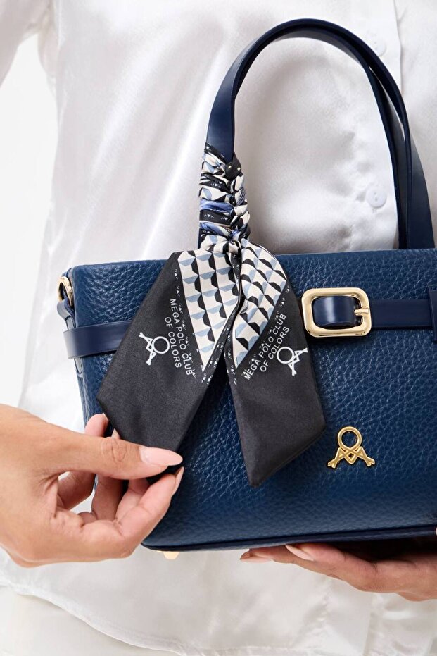 Very Stylish Hand and Shoulder Bag with Scarf