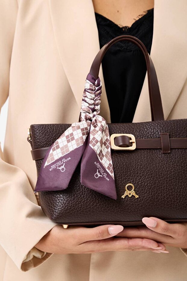 Very Stylish Hand and Shoulder Bag with Scarf