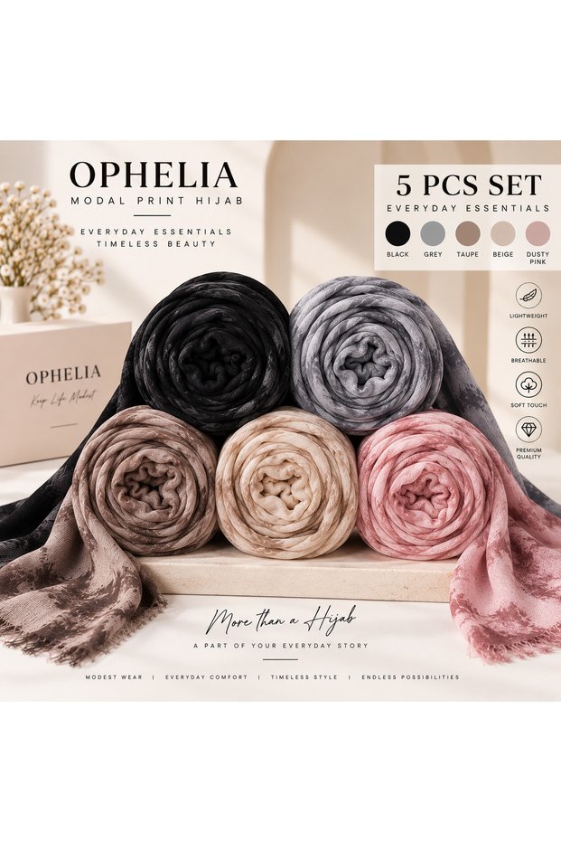 Modal Print Hijab Collection