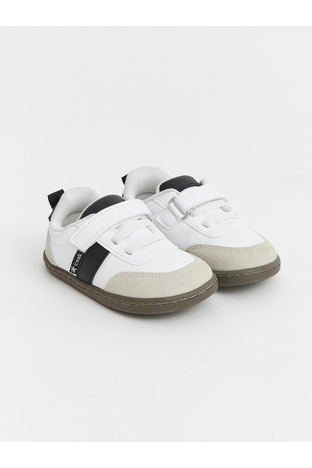 Lcw Steps White Lace and Velcro Baby Girl Sneakers