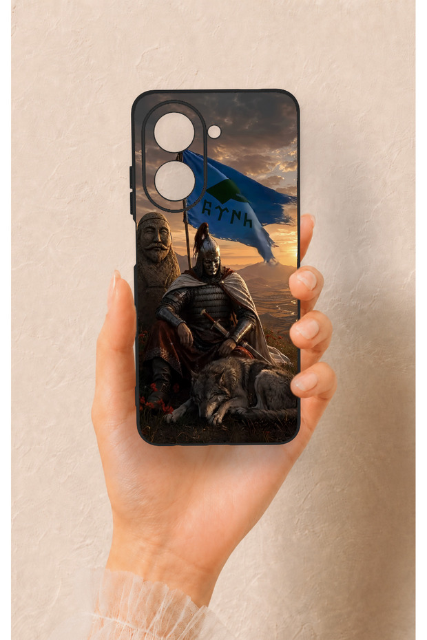 Redmi A5 Compatible Kıpçak Military Patterned Silicone Case