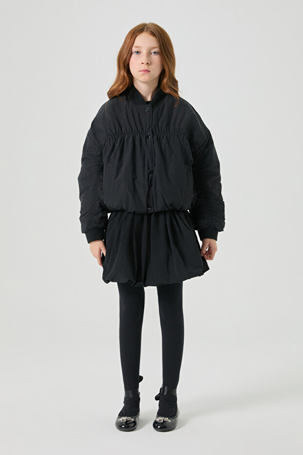 Girl Black Jacket