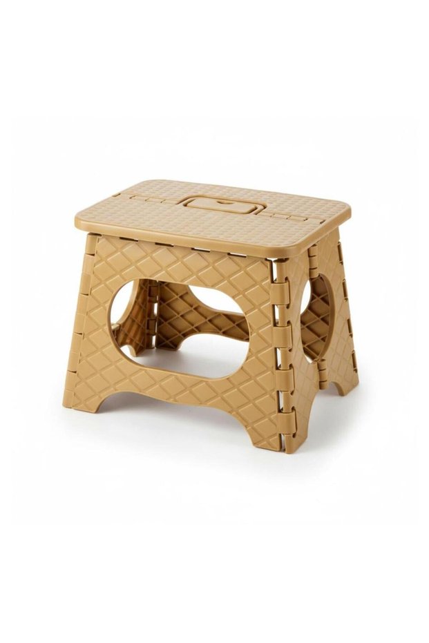 Portable Folding Stool, Compact Plastic Step Chair, Lightweight Seat, Size 28.5×23.5×22.5 cm