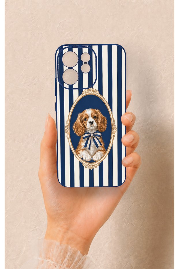 Oppo Reno 15F Compatible Cute Dog Pattern Silicone Case