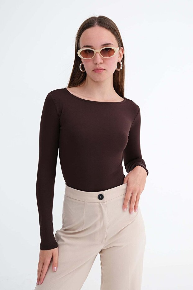 Crew Neck Bodysuit Z2845