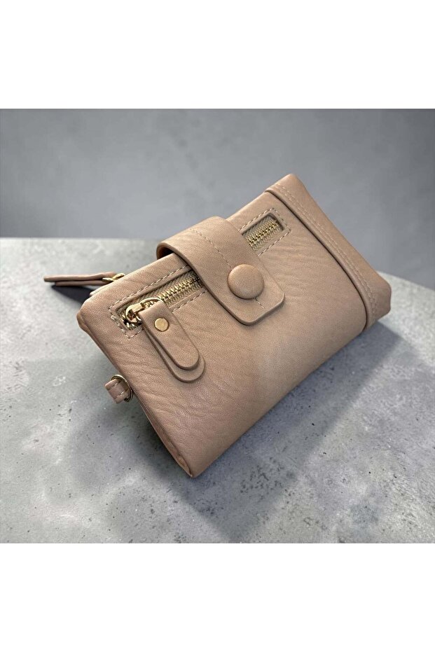 Wallets - Beige - Faux leather