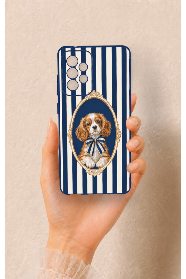 Samsung A52 Compatible Cute Dog Pattern Silicone Case