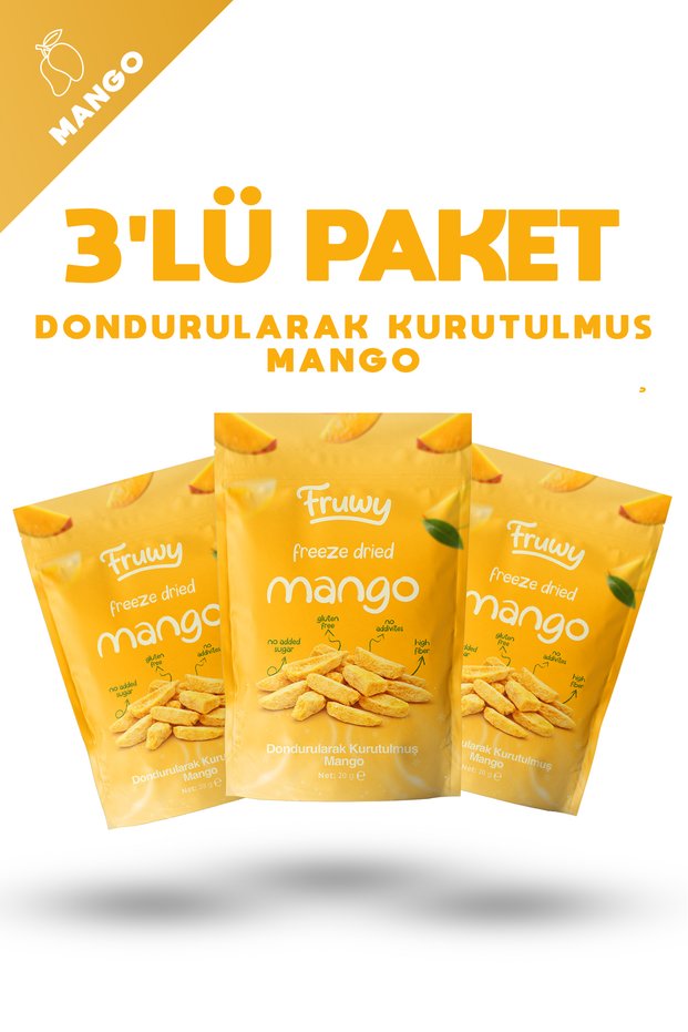 Freeze Dried Mango 3'lü Paket