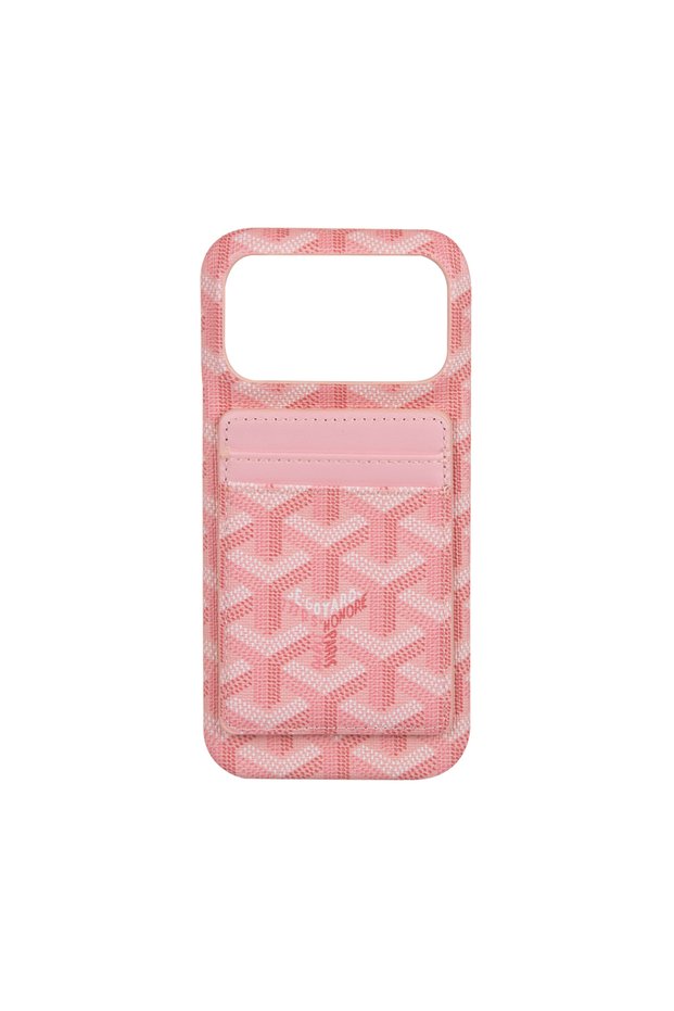 Pink Card Holder Magsafe Phone Case Dk288 iPhone 18 Promax