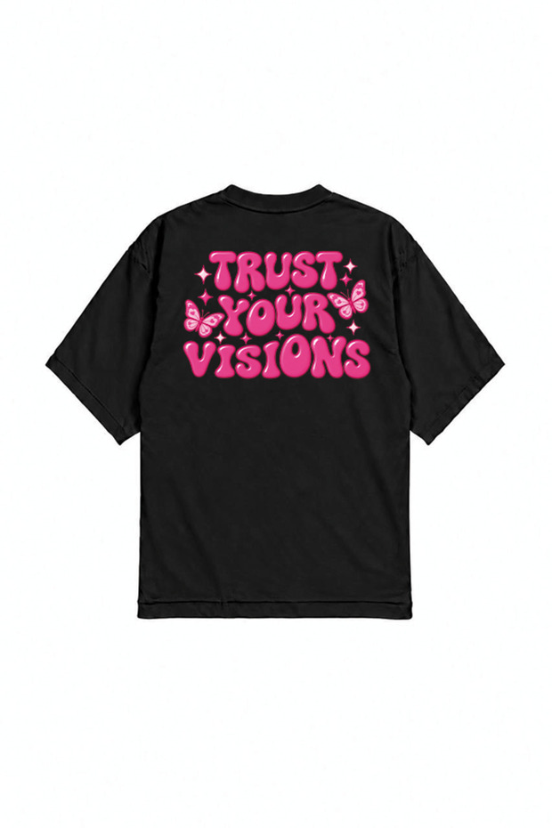Trust Your Visions Oversize T-Shirt with Front and Back Print