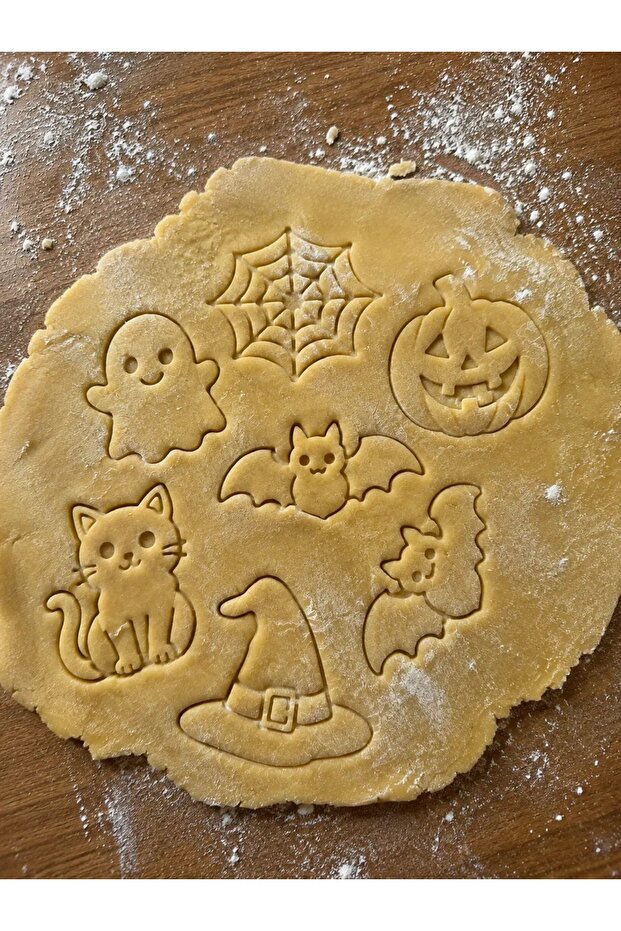 6-Piece Cookie Mold Set - Halloween (6-7cm)