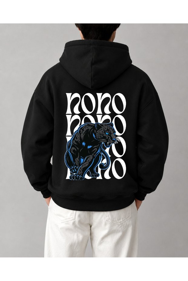 Men's Hooded Sweatshirt for Youth and Adults – 3 Thread Raster Winter Printed Hoodie