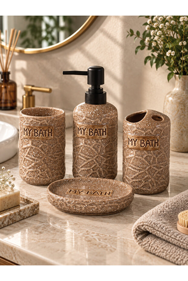 4 Piece Ava Bathroom Set