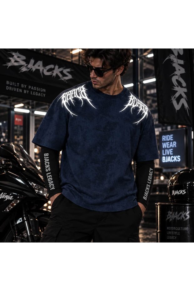 Bjacks Legacy – Batik Reflective Oversize T-Shirt
