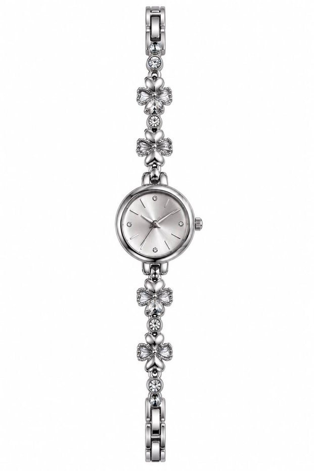 Women's Stone Detailed Wristwatch – Minimal Oval Case – Elegant and Stylish Design