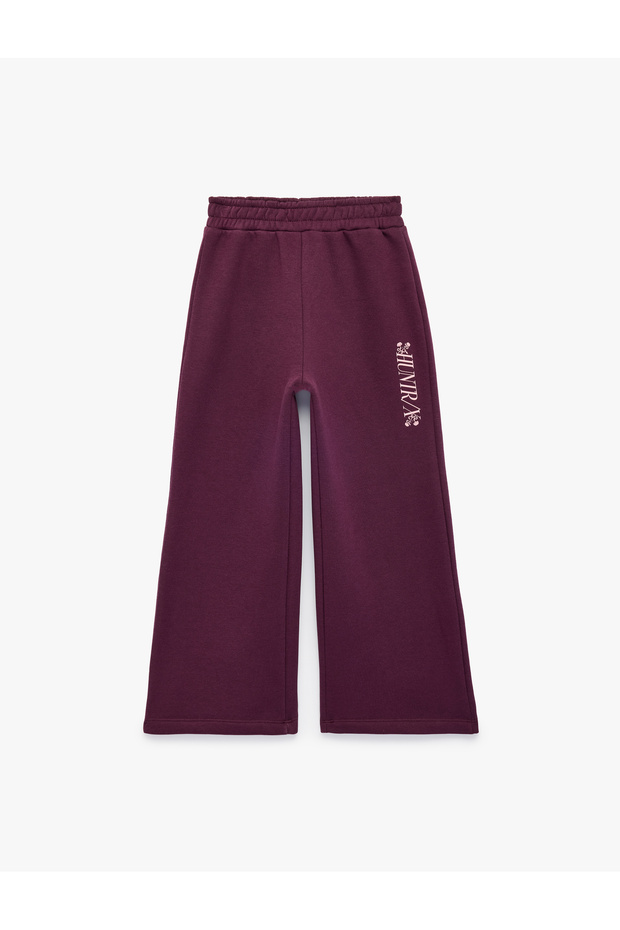 Licensed Kpop Demon Hunters Printed Wide-Leg Sweatpants