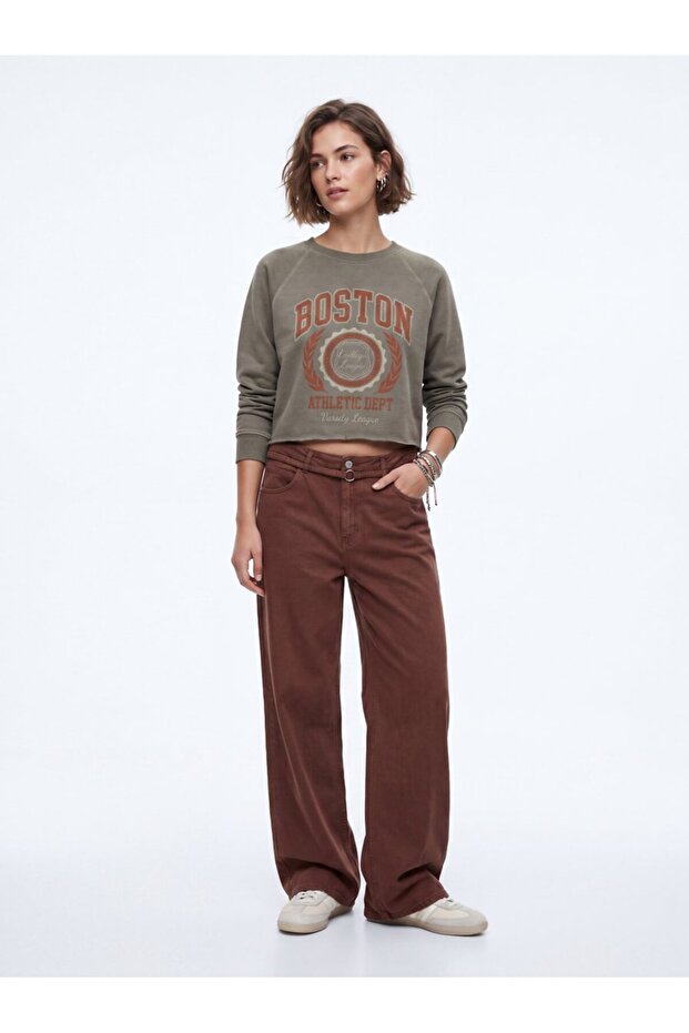 Tencel Brown Trousers