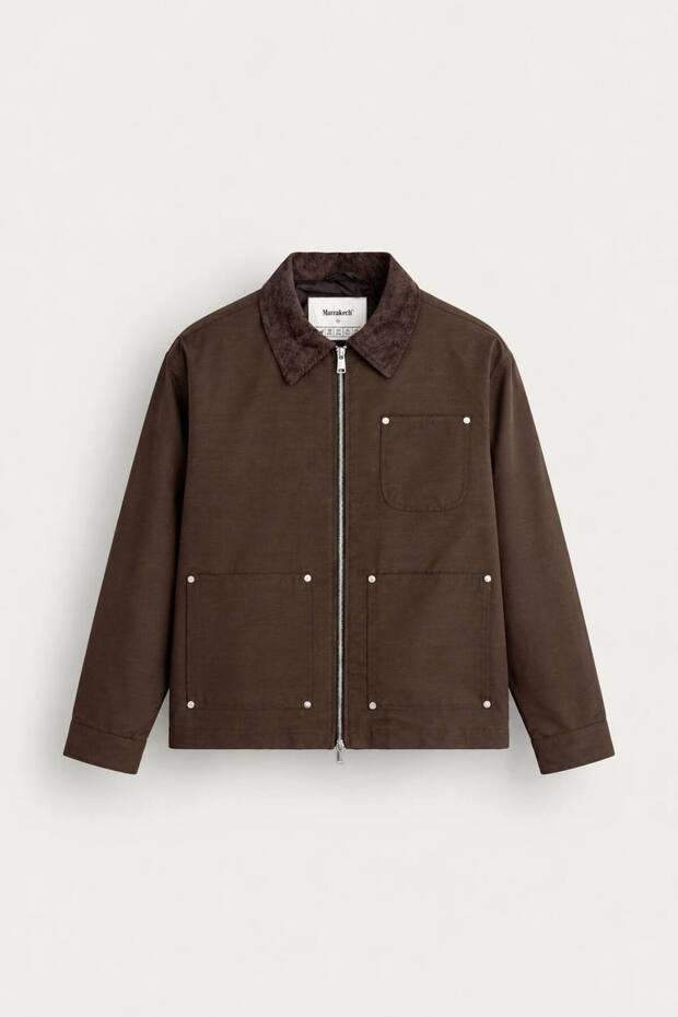 Men's Heritage Collar Detailed Jacket Coat