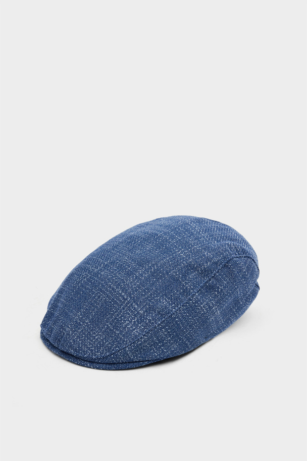 Ds Damat Blue Herringbone Hat