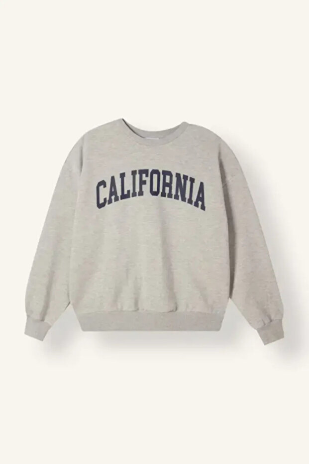 Oversize Crew Neck Printed Sweatshirt I6357Ax26Au