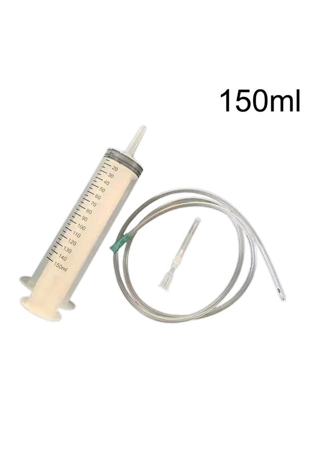 150ML 100/300/550ml Large Capacity Syringes Oil Pump With 1m Hose Pet Feeding Measuring Pump Hydropo
