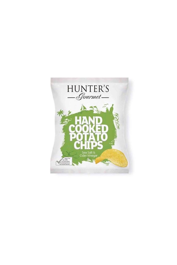 Gourmet Hand Cooked Potato Chips - Sea Salt & Cider Vinegar 24 x 40 g