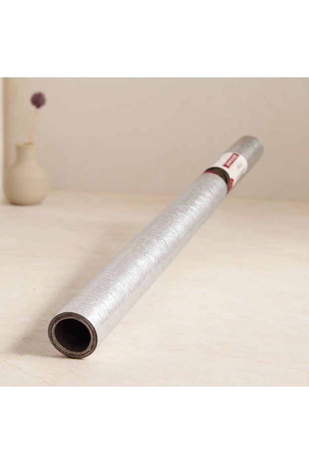 Aluminum Silver Foil Sticker 2m X 60cm - Self-Adhesive Countertop Covering