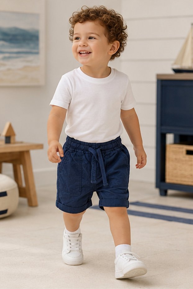 Boys Poplin Bermuda