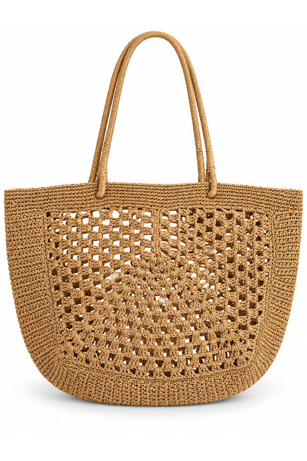 Handmade Straw Handle Bag, Paper Rope Hand Knitted Bag, Beach Bag, Straw Bag, Handmade Bag