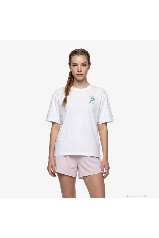Serve Smash Repeat Women's White T-Shirt
