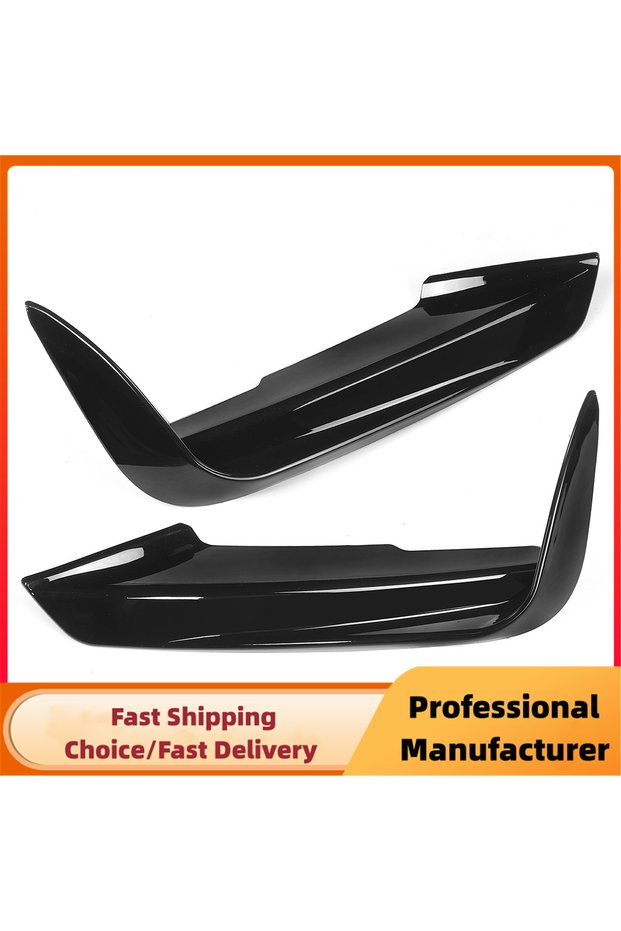 Type A-Glossy Black 1 Pair Car Front Bumper Lip Splitter Canards Spoiler For BMW F30 F31 M Sport 201