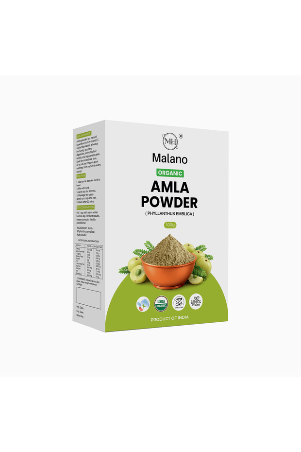 Organic Amla Powder (Phyllanthus Emblica) - 100g | USDA Organic