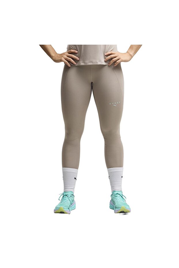 529150-81 X Hyrox W Tad Essential Fl Tight Women's Leggings Beige