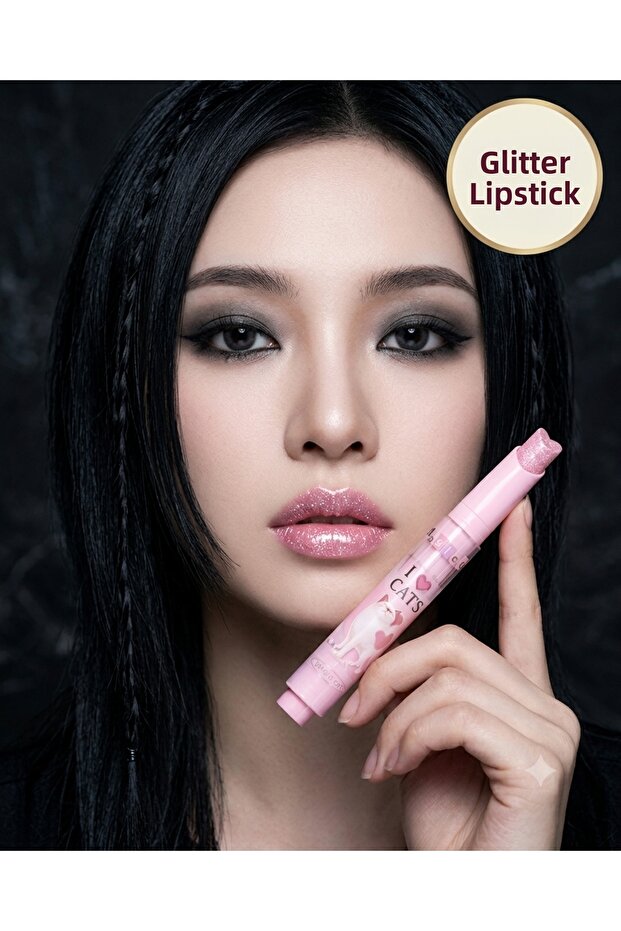 Magic Korean Style 04 Glittering Glitter Lipstick - Shiny Finish with Moisturizing Effect