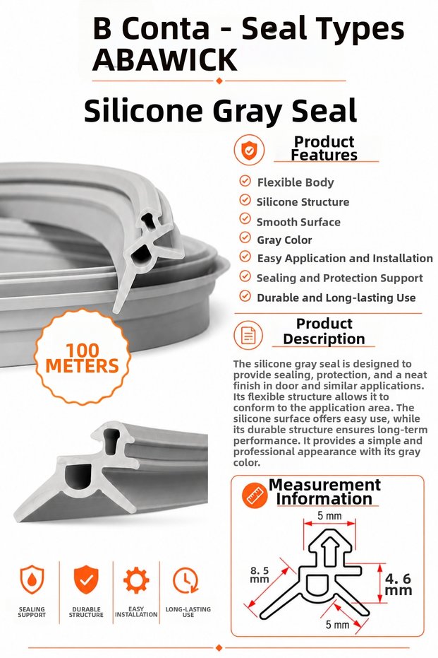 Silicone Wick Gray Color Gasket Durable Repair Wick 100 Meters