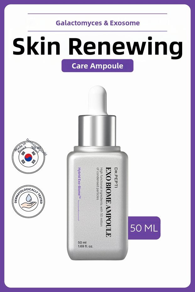 Exo Biome Ampoule | 69.4% Galactomyces Exo Biome Niacinamide-Containing Brightening and Skin Texture Smoothing Ampoule 50 ml