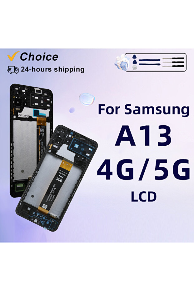 A135 4G With Frame CHOICE IPS For Samsung Galaxy A13 4G LCD Display SM-A135F Touch Screen Digitizer