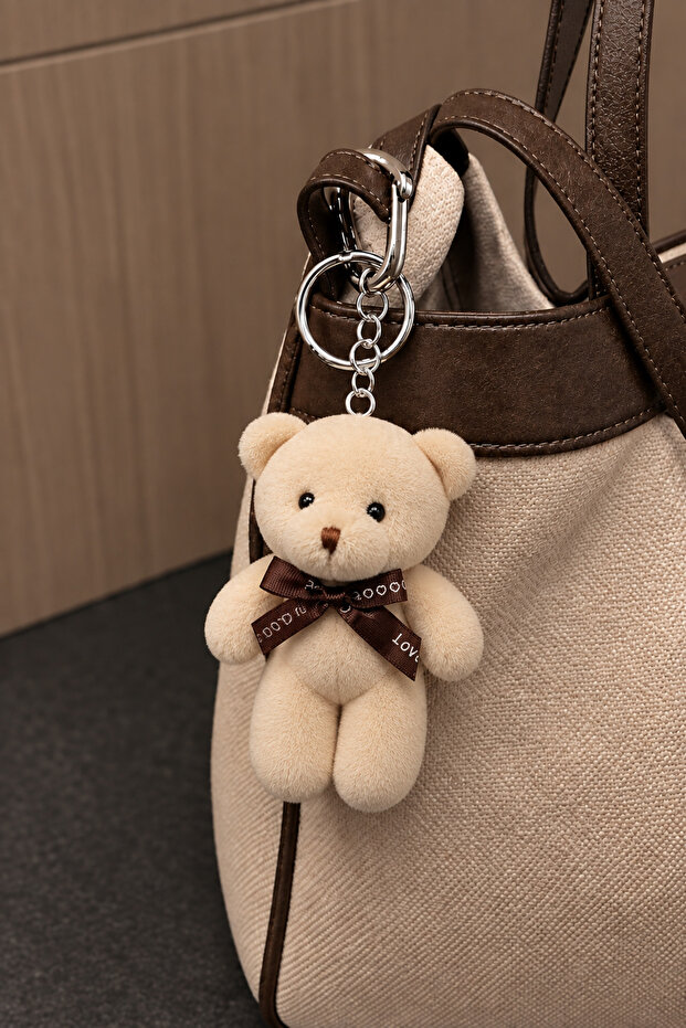 Plush Teddy Bear Keychain 12 cm - with 7 Color Options