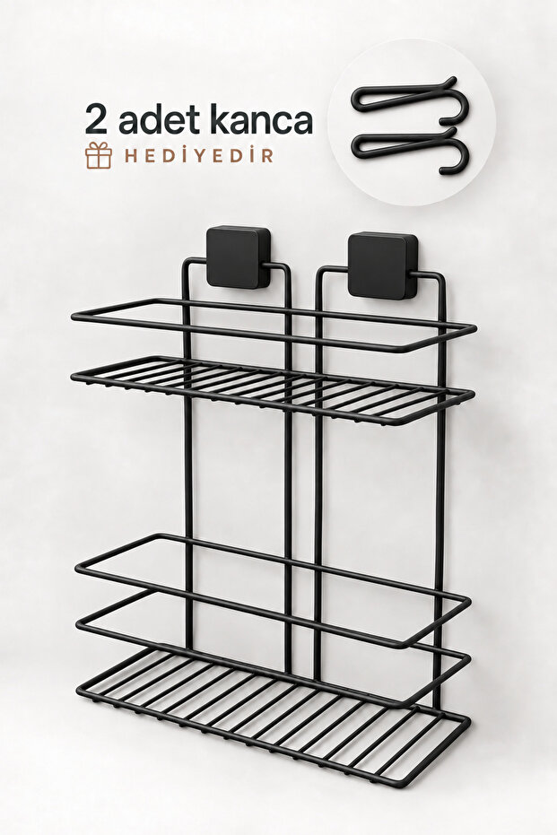 Lifetime Stainless Adhesive Bathroom Shelf, Bathroom Organizer, Bathroom Organizer, Shampoo Shelf