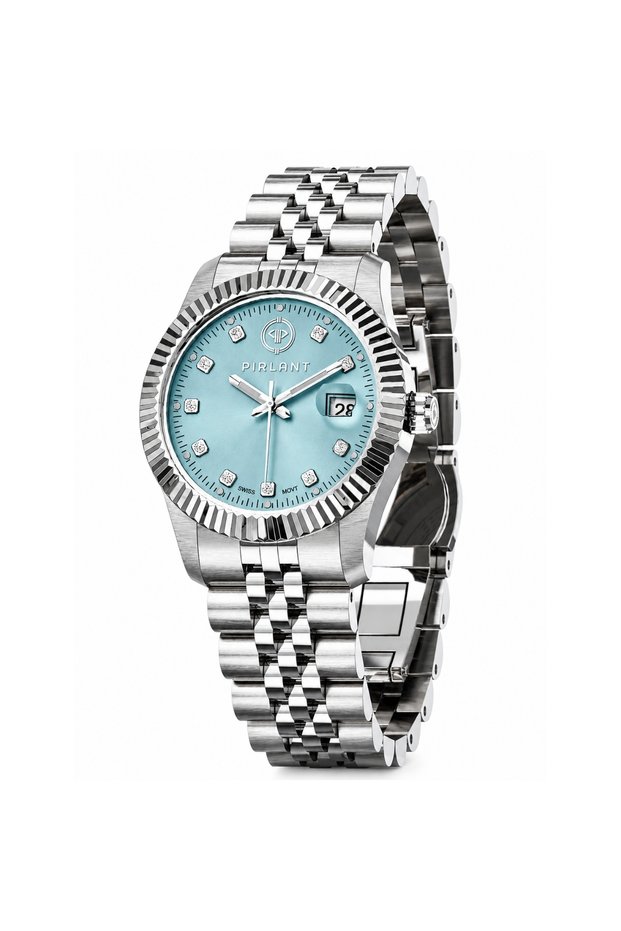 Ice Blue Dial Women's Wristwatch