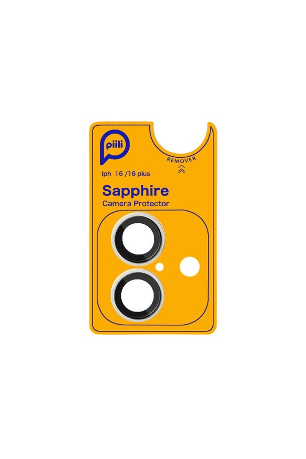 iPhone 16 / 16 Plus Silver Sapphire Lens Protector