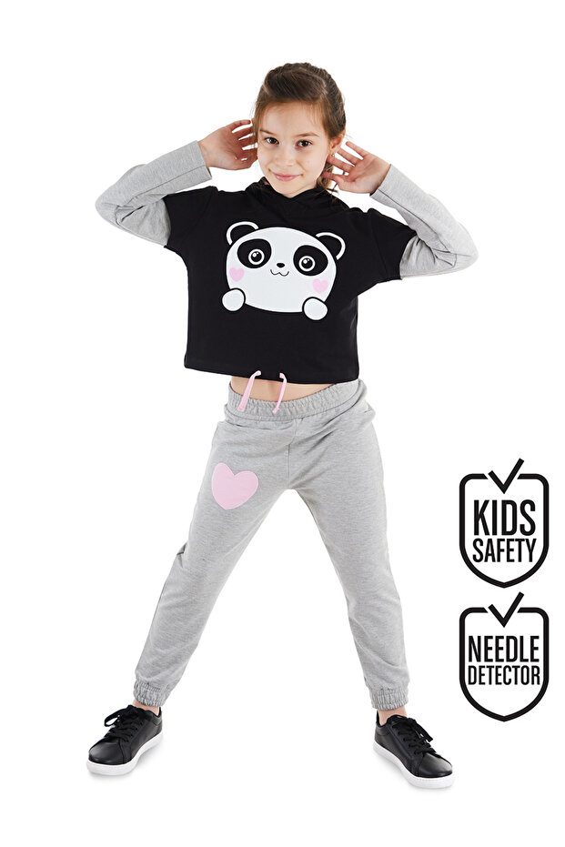 Little Panda Girl's Tracksuit Set