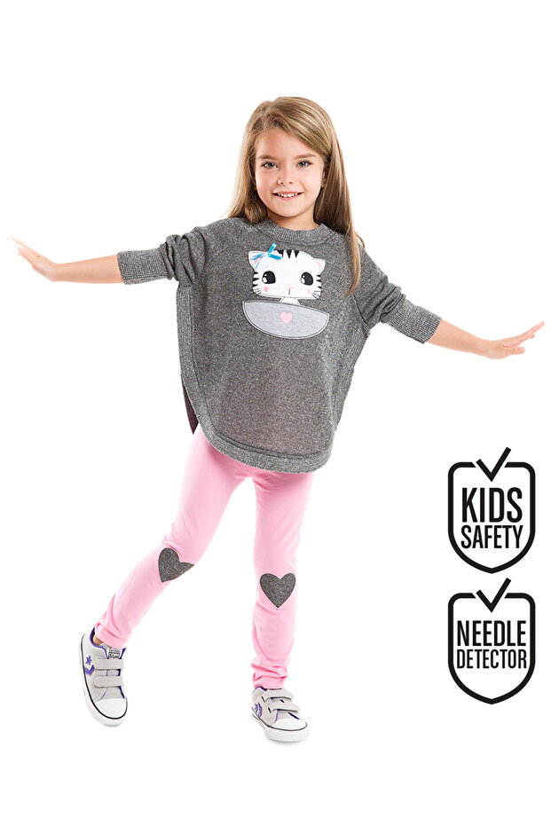 Dear Kitten Girls Sweatshirt Tights Set