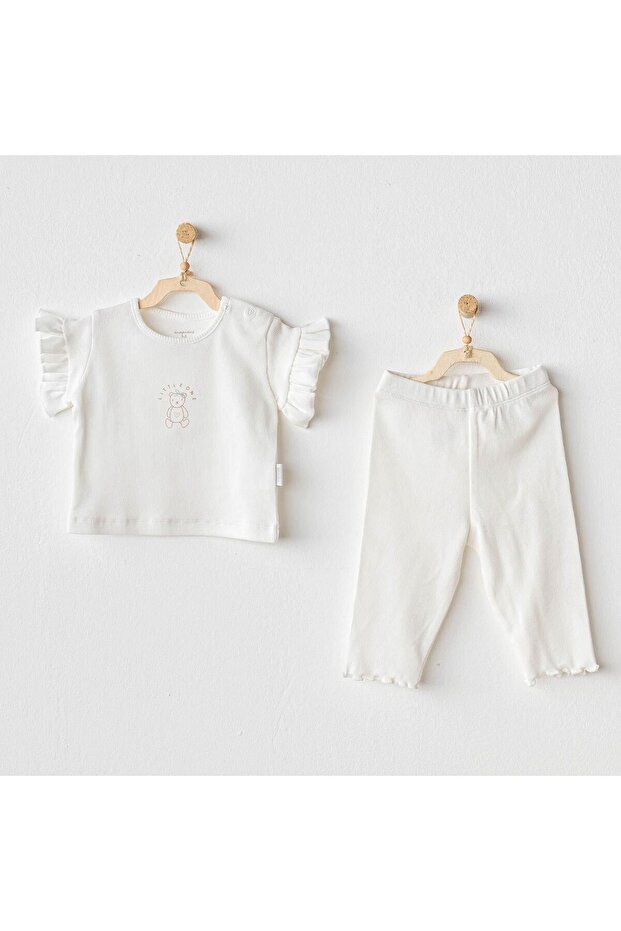 Baby Girl 2-Piece Set Ecru