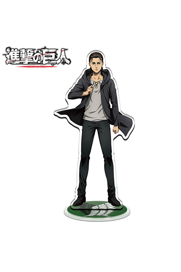 Bandai Attack on Titan 06 Attack on Titan Anime Acrylic Figure Stand Eren Rivaille Mikasa Model Desk