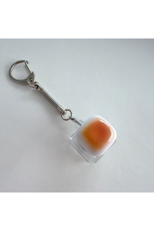Bandai No light A1 Bread Keycap Stress Relief shine Clicker Keychain Mechanical Keyboard Button Deco