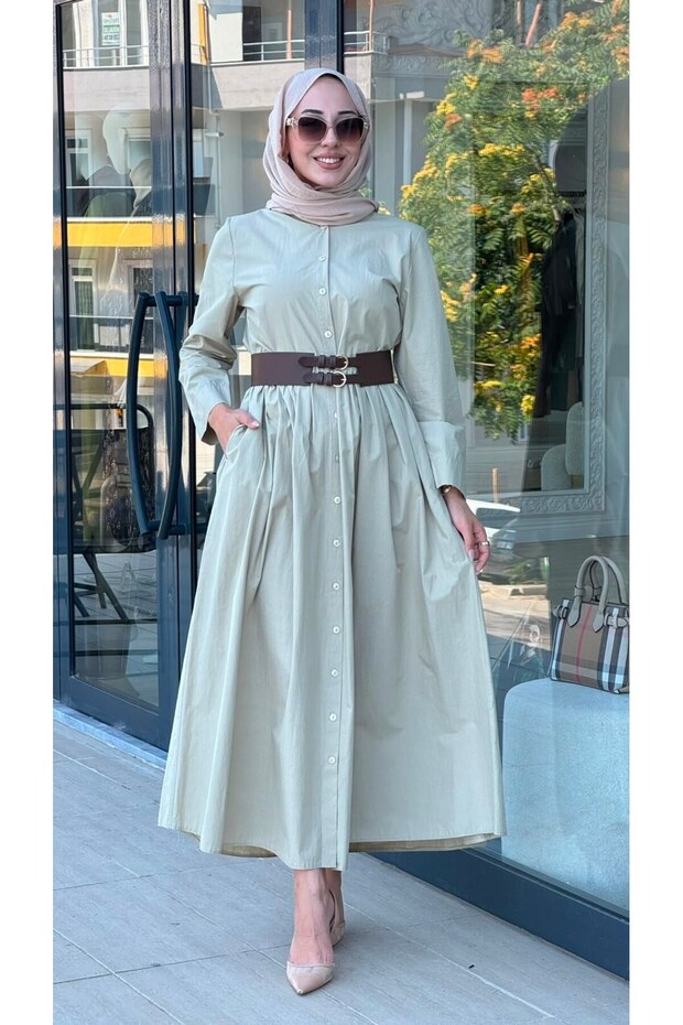 Belt Li Shirt Dress 303898