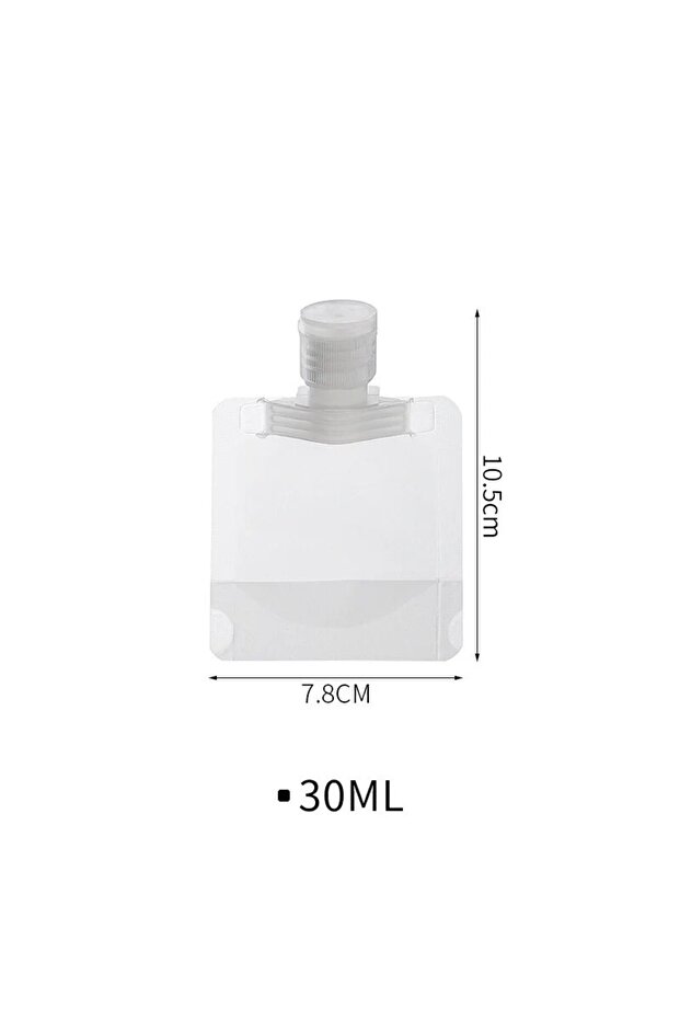 10Pcs 30ML 10Pcs 30/50/100ML Thickened Travel Subpackage Cosmetic Lotion Shower Gel Shampoo Portable