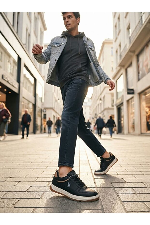 Belo Black Winter Men's Casual Sneakers